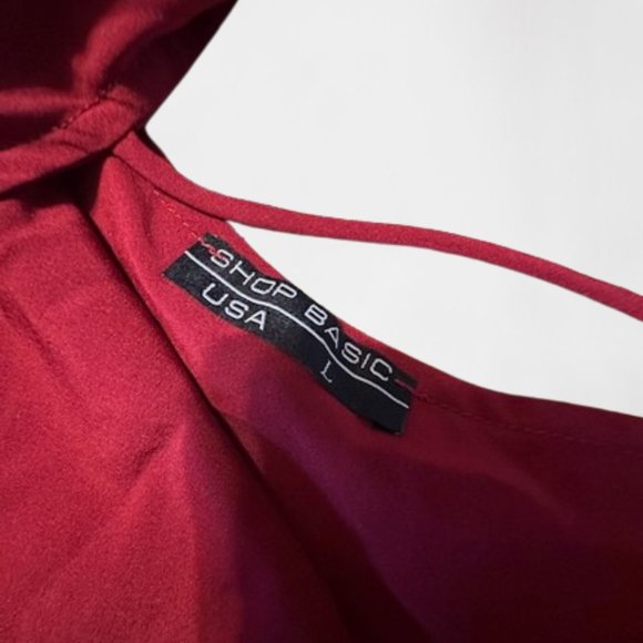 Ruby Open Low Back with Ruffle Midi Dress - Picture 9 of 10